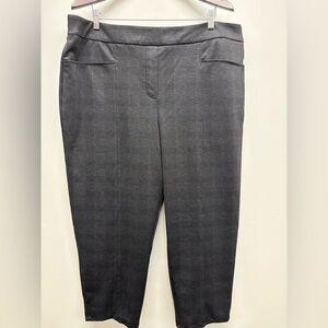 Pennington's Charcoal Cropped Pants 1X